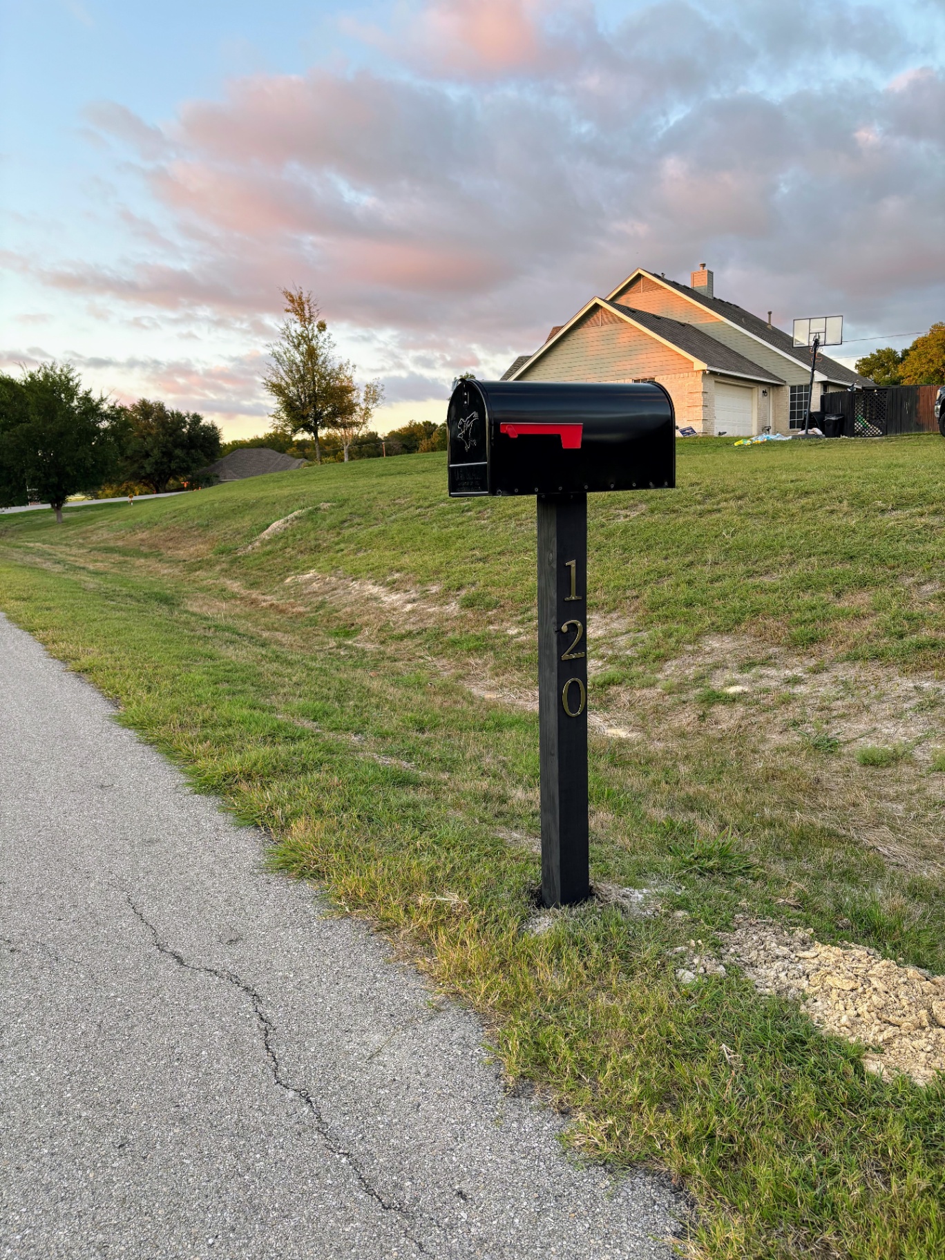 Roadside Post Mailbox #120