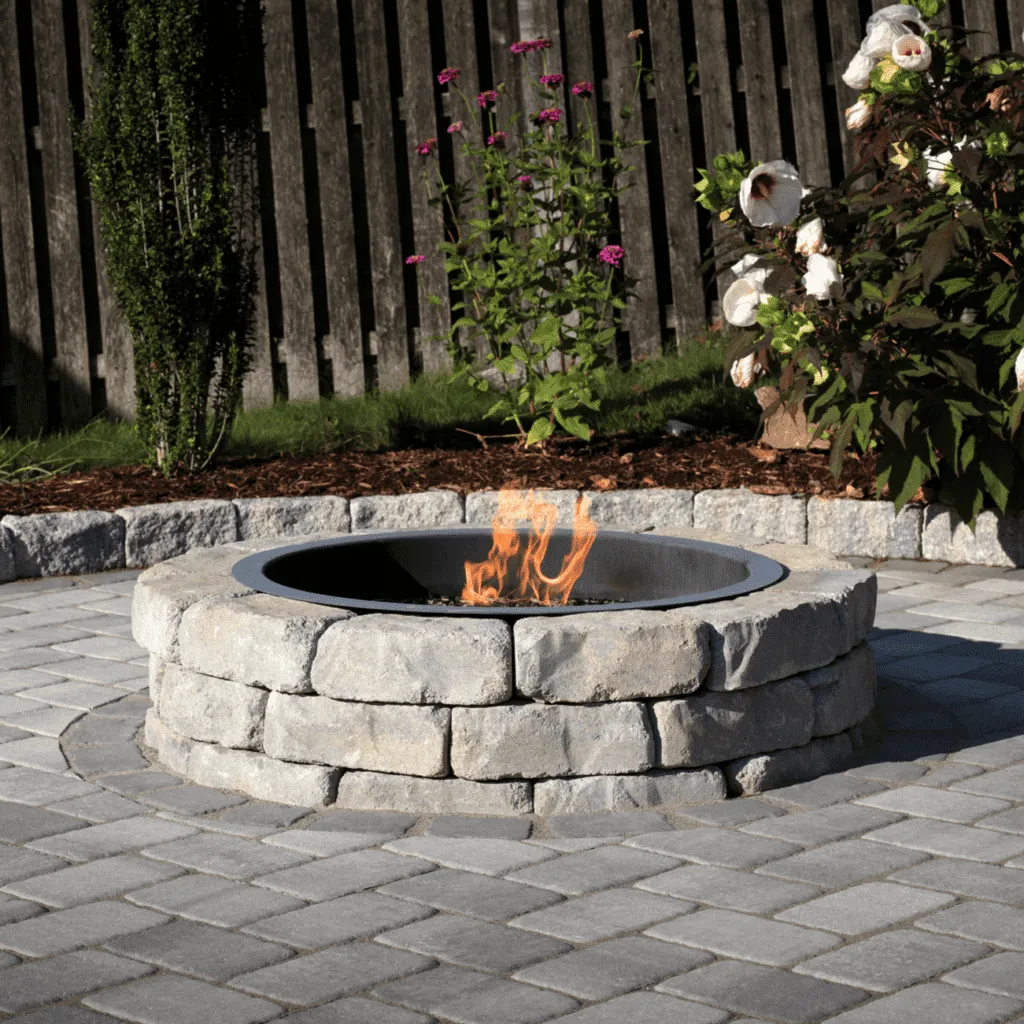 Masonry Fire Pit Construction