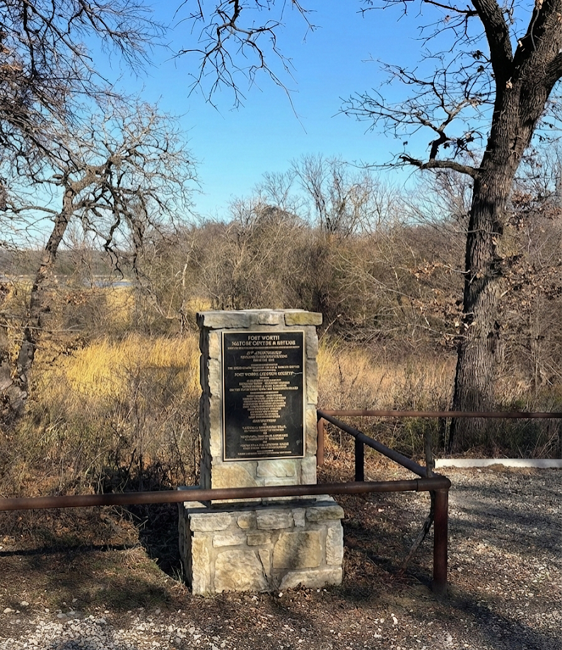 Fort Worth Nature Center Monument