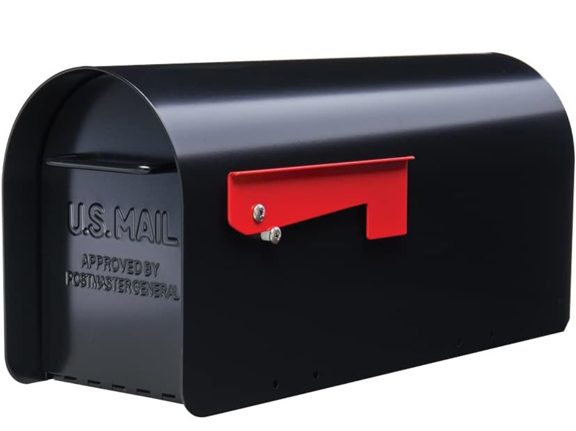Classic Black Insert — brick mailbox insert option