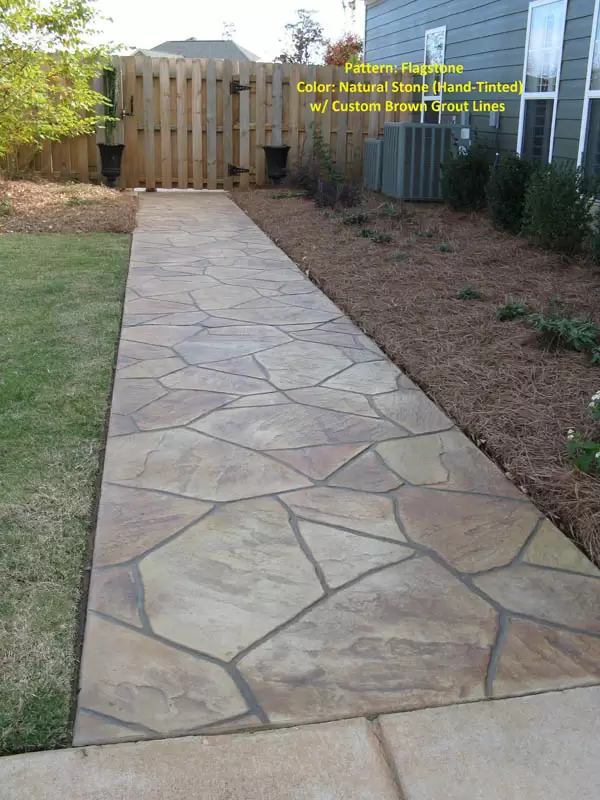 Flagstone Walkway by Parker County Masonry