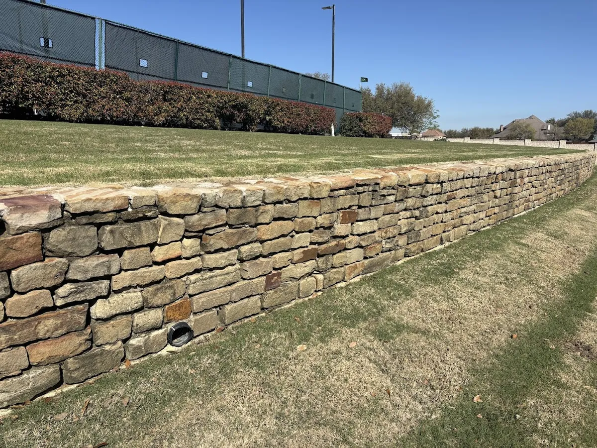 Stone Retaining Wall